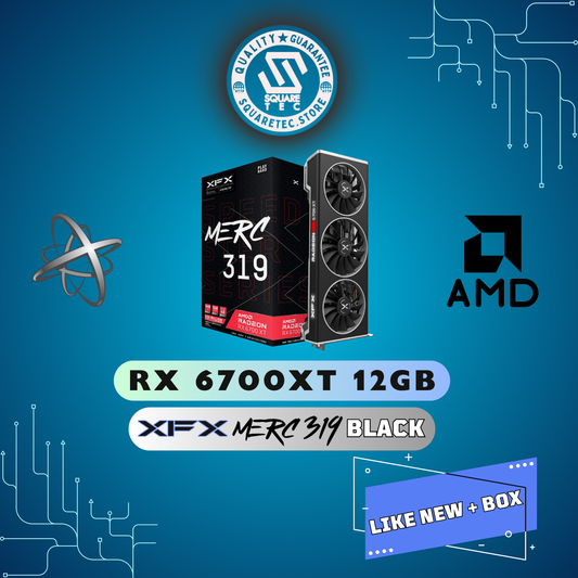 RX 6700XT XFX SPEEDSTER MERC 319 BLACK 12GB GDDR6‏