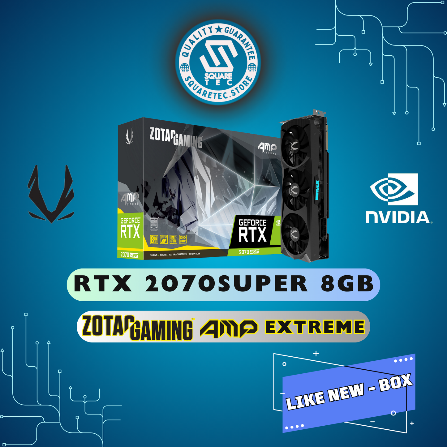 RTX 2070 SUPER ZOTAC GAMING AMP EXTREME 8GB GDDR6