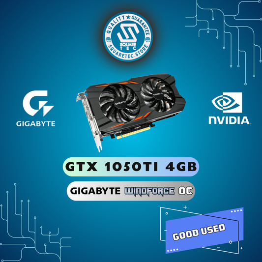 GTX 1050Ti GIGABYTE WINDFORCE OC 4GB GDDR5