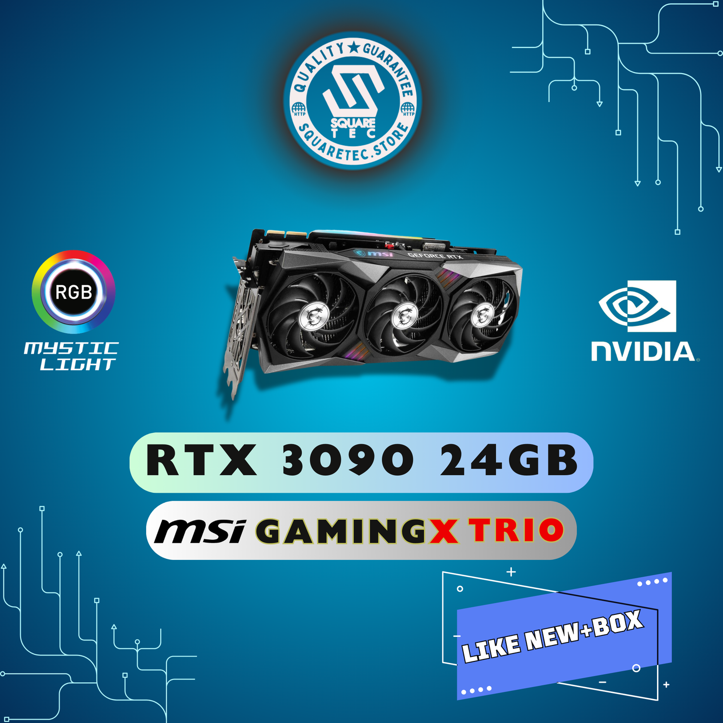 RTX 3090 MSI GAMING X TRIO 24GB GDDR6X