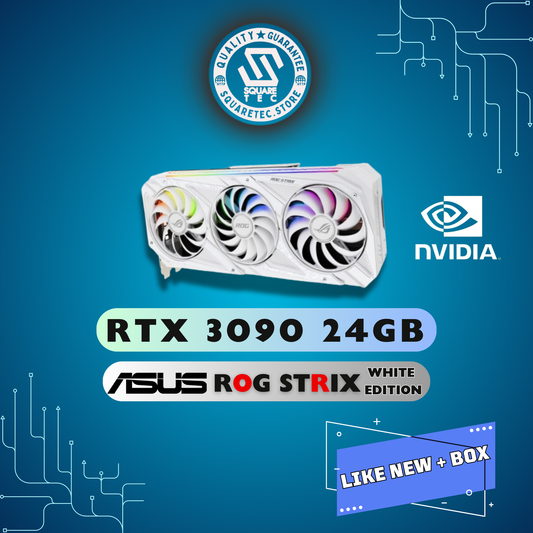 RTX 3090 ASUS ROG STRIX GAMING WHITE EDITION GAMING 24GB GDDR6X