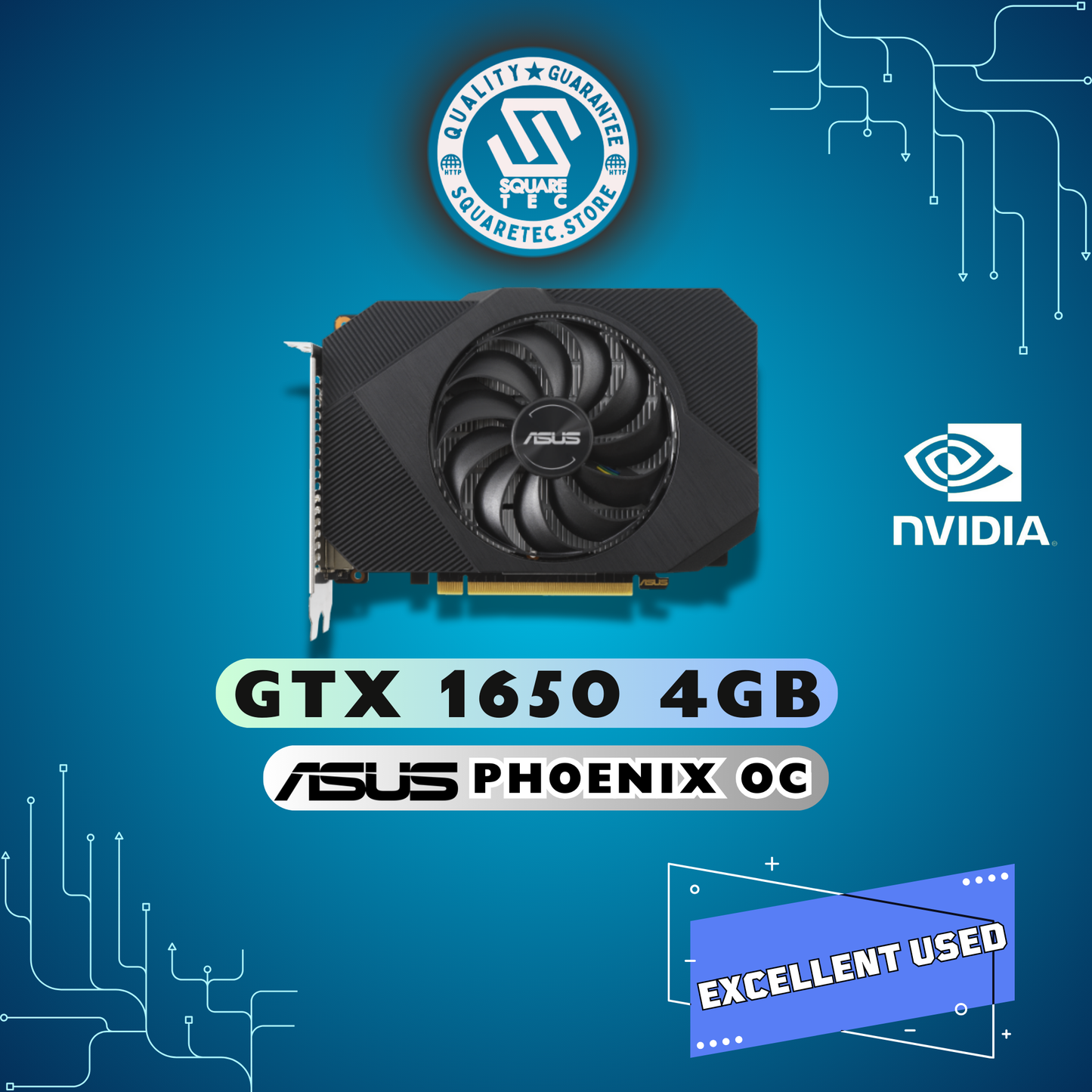 GTX 1650 ASUS PHOENIX OC 4GB GDDR6