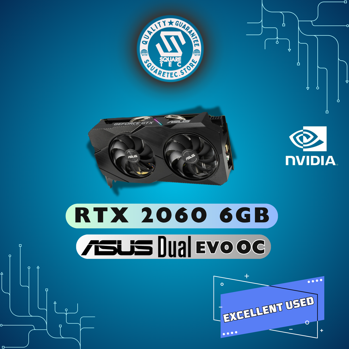 RTX 2060 ASUS Dual Evo OC 6GB GDDR6