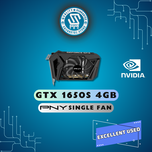 GTX 1650SUPER PNY SINGLE FAN 4GB GDDR6