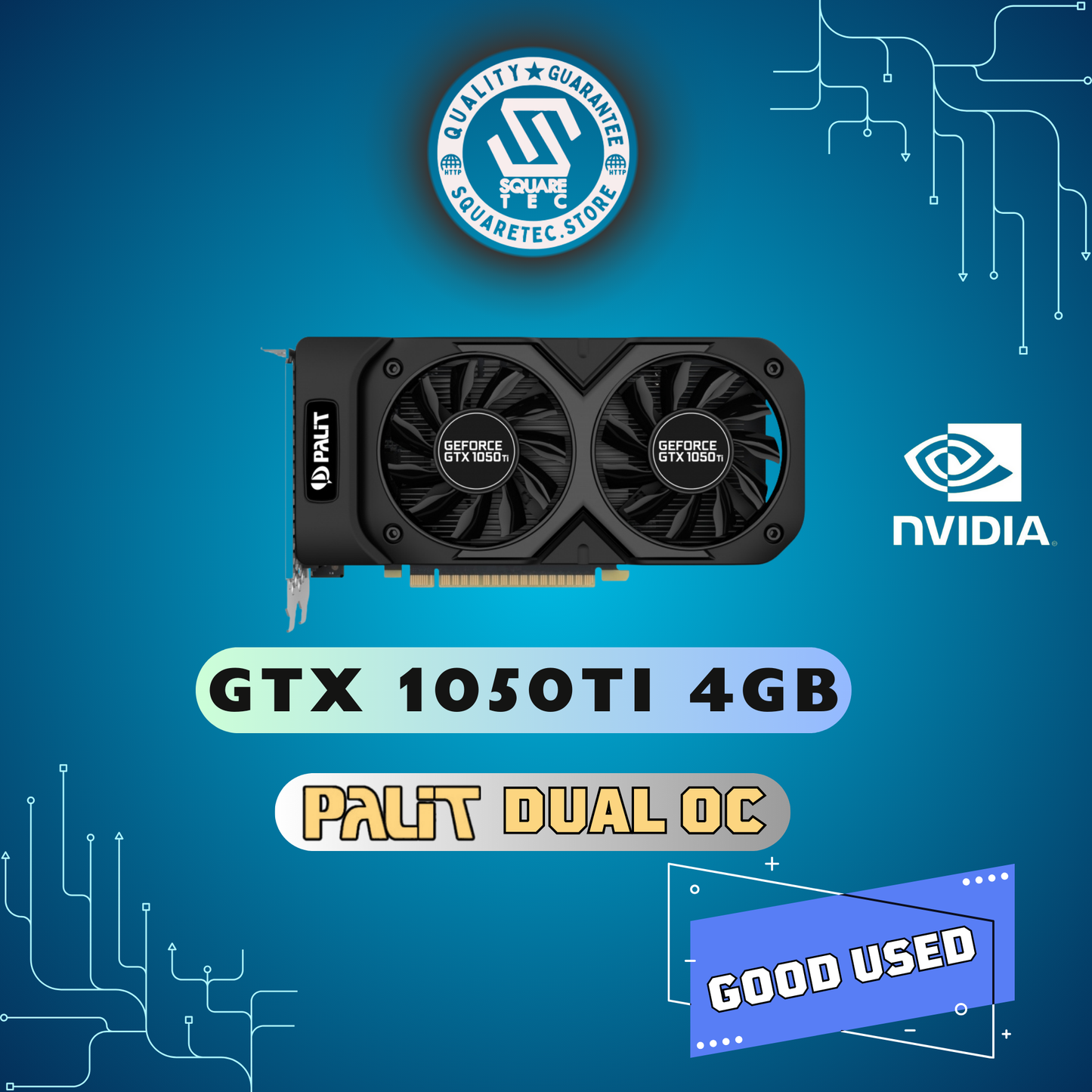 GTX 1050Ti PALIT DUAL OC 4GB GDDR5
